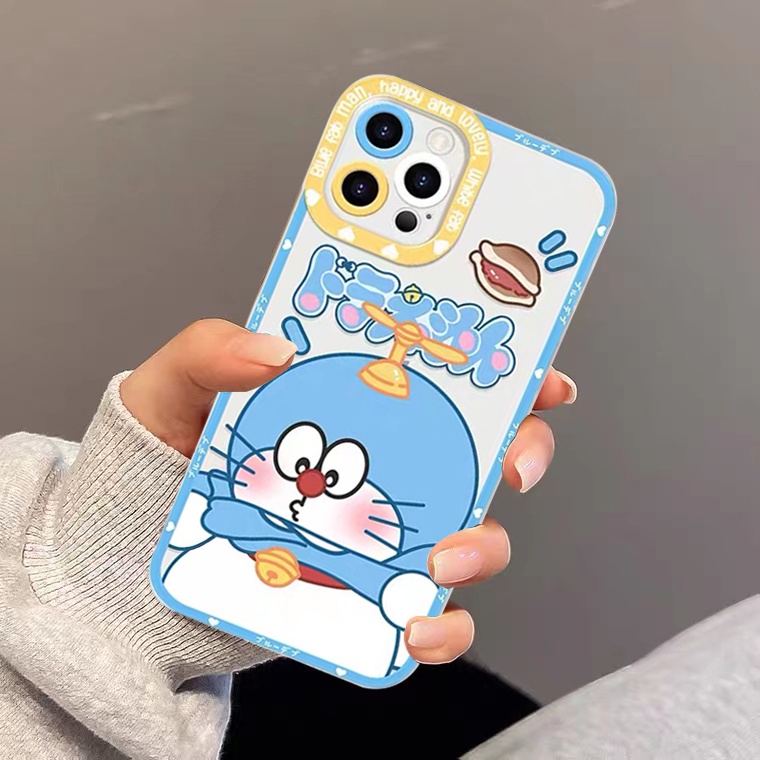 Ốp Điện Thoại Silicon Mềm Trong Suốt Họa Tiết Hoạt Hình Thời Trang Cho iPhone 11 12 13 Pro max Mini XR X 6 6S 7 8 Plus XS max