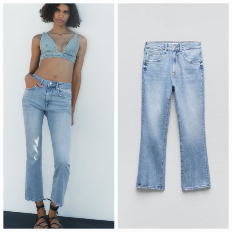 Quần bò ống vảy Zara AUTHENTIC