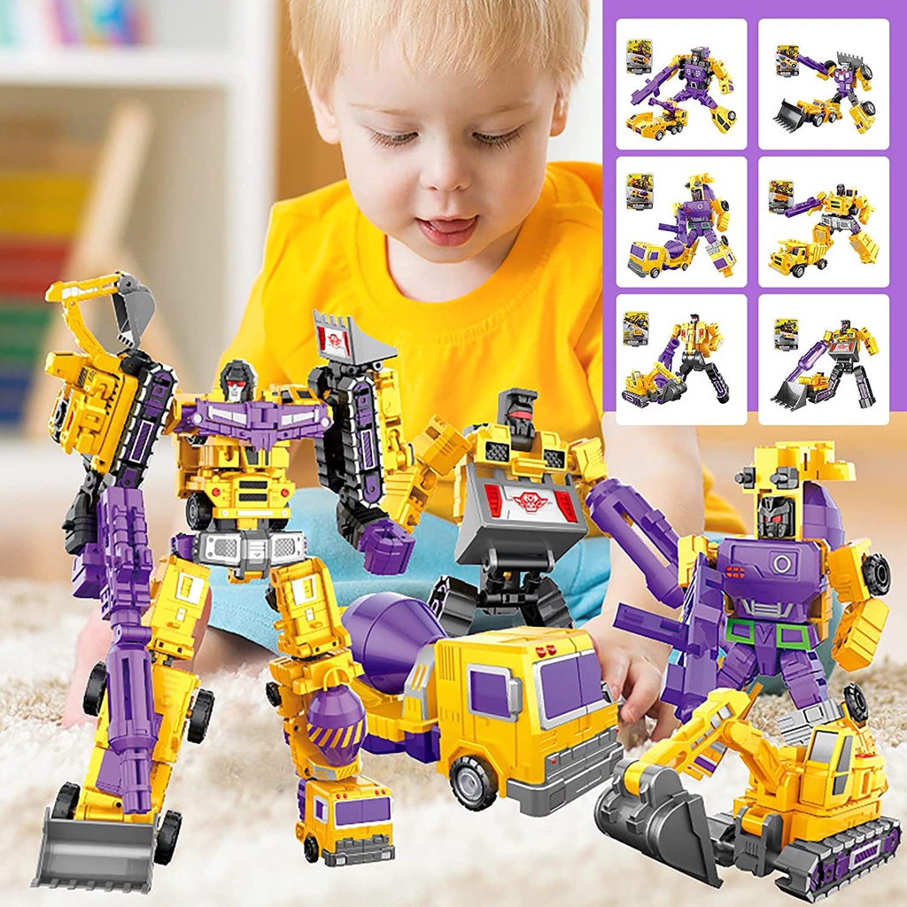 Đồ chơi xe biến hình rô bốt thú vị cho bé trai