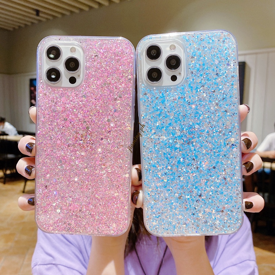 Ốp Điện Thoại Mềm Lấp Lánh Cho Samsung Galaxy A02S A03S A42 A51 A71 A21S A11 A31 A10S A20S A03 A20 A30 A30S A50S A50