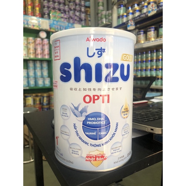Sữa bột aiwado shizu opti gold số 0+, 1+ lon 810g