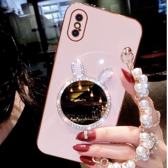 Ốp Điện Thoại tpu Mềm Hình Tai Mèo Mạ Điện Cho iphone 14 pro max 14 plus 13 pro max 12 pro max 11 pro max xs max xr x 7 8 plus 7 plus