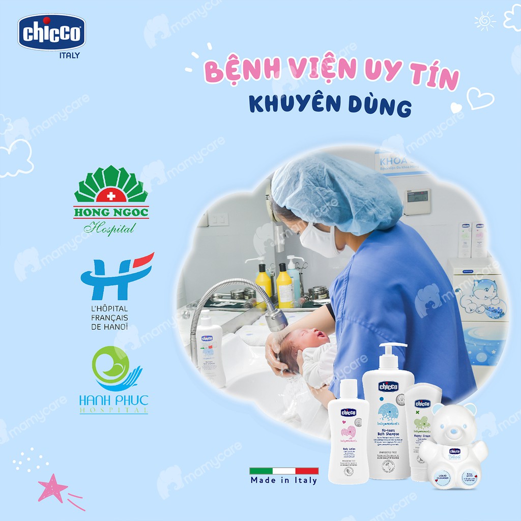 Sữa tắm chiết xuất Hoa cúc Chicco 200ml cho bé từ sơ sinh - MAMYCARE