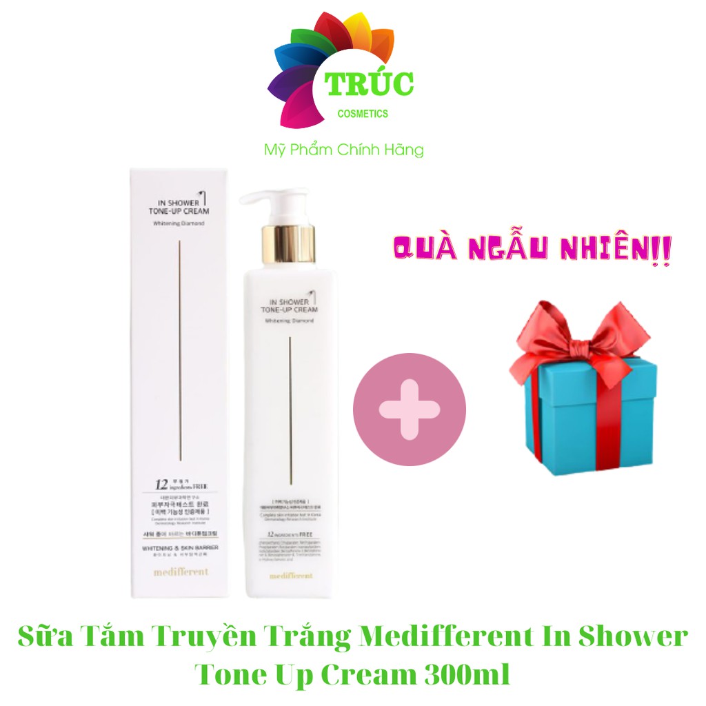 Sữa Tắm Truyền Trắng Medifferent In Shower Tone Up Cream 300ml AH290-Trúc Cosmetics