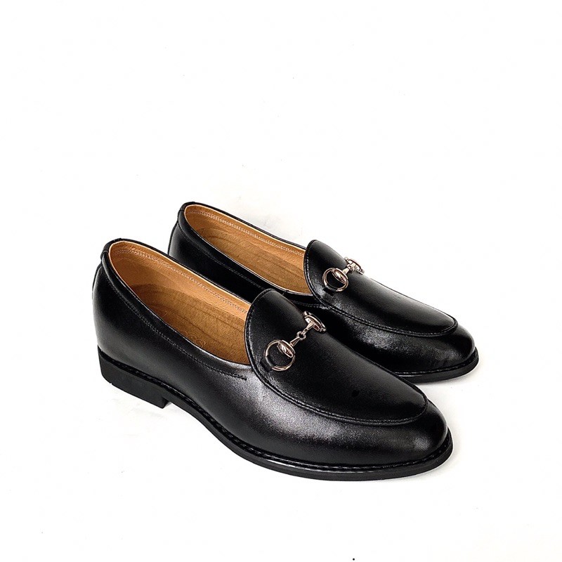 Giày nam da bò tăng cao 5cm Loafer/Moca TEFOSS HT511TC size 38-43 sang trọng và thời trang