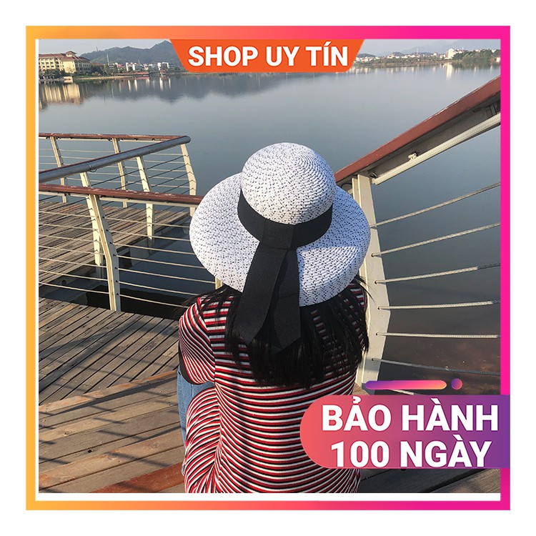 Mũ Đi Biển - Nón Cói Rộng Vành Vintage Cao Cấp Nữ Đẹp