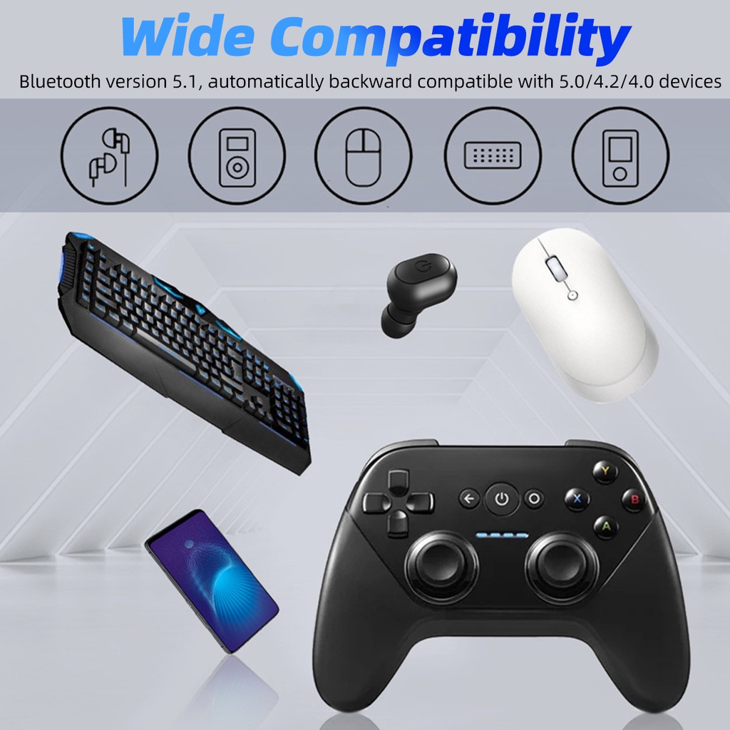 Đầu chuyển đổi tín hiệu USB FONKEN bluetooth 5.1 hỗ trợ Windows 10/ 8/ 7 thích hợp cho máy tính bàn máy tính xách tay