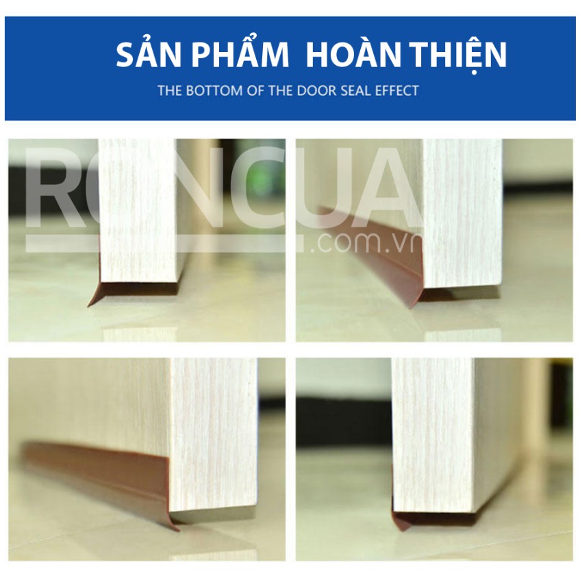 1 Mét Ron Chân Cửa LOẠI CẢI TIẾN Ngăn Bụi và Côn Trùng 25 35 45mm