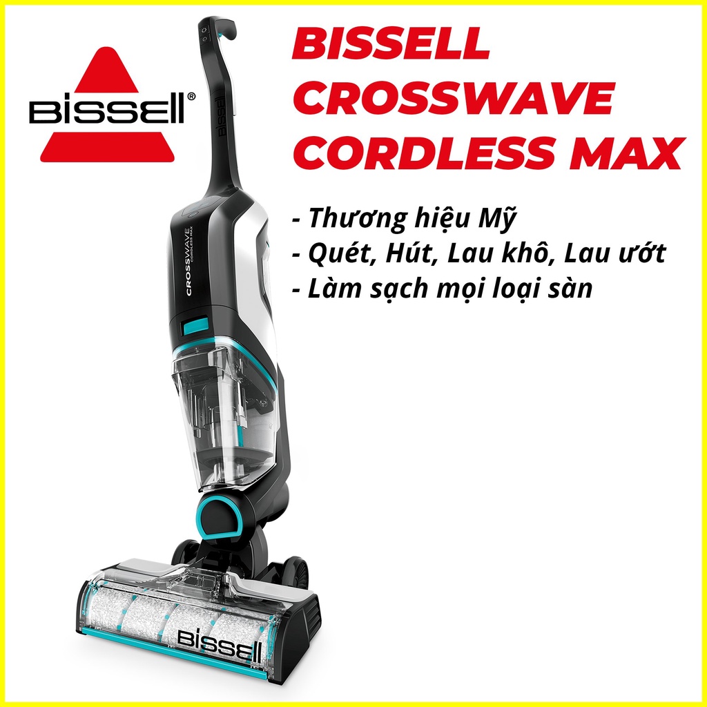 Máy hút lau sàn không dây BISSELL CrossWave Cordless Max 2554 / 2767