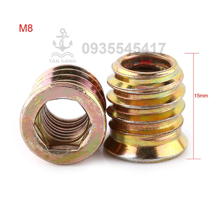 100c Ốc có tai M6x15 mm - M8x15 mm