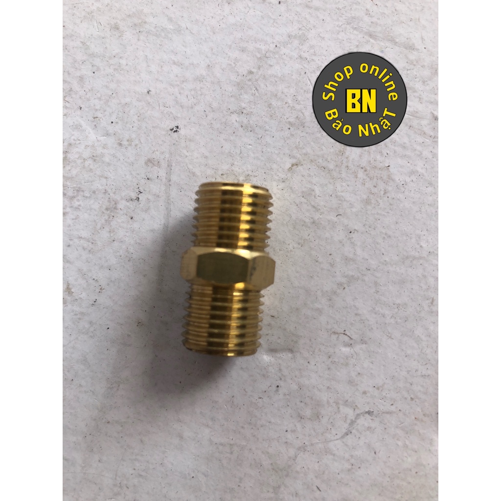 Đầu nối thẳng đồng ren ngoài 9.6mm-13mm-17mm-21mm -SHINSTORE