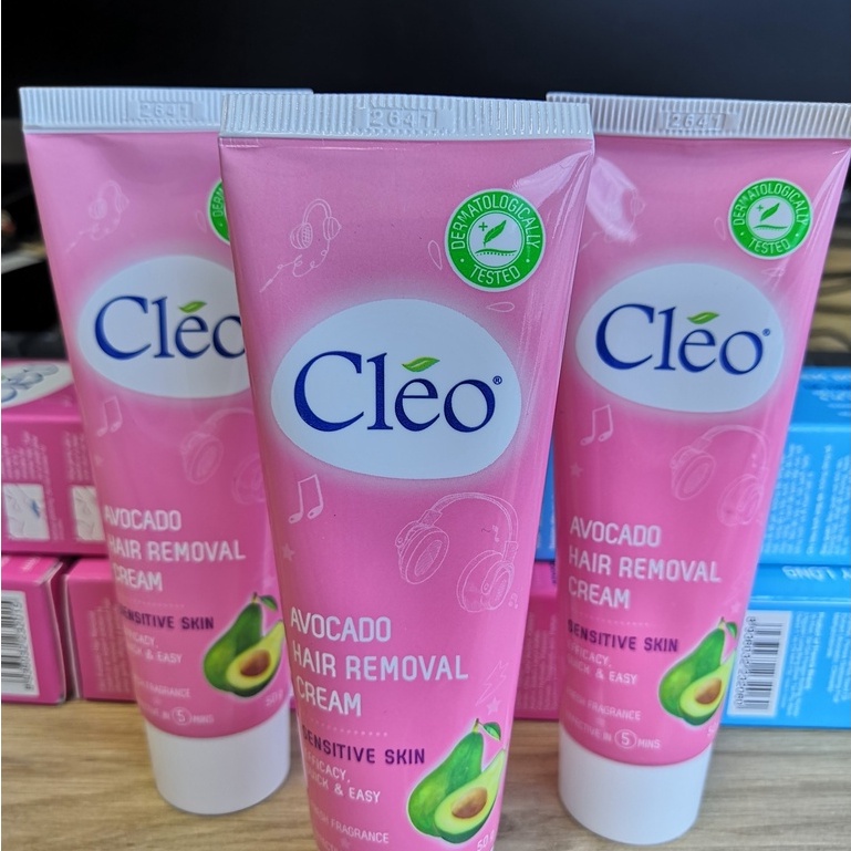 Kem Tẩy lông CLEO Sensitive Skin 50g (cho da nhạy cảm ) - chai màu hồng