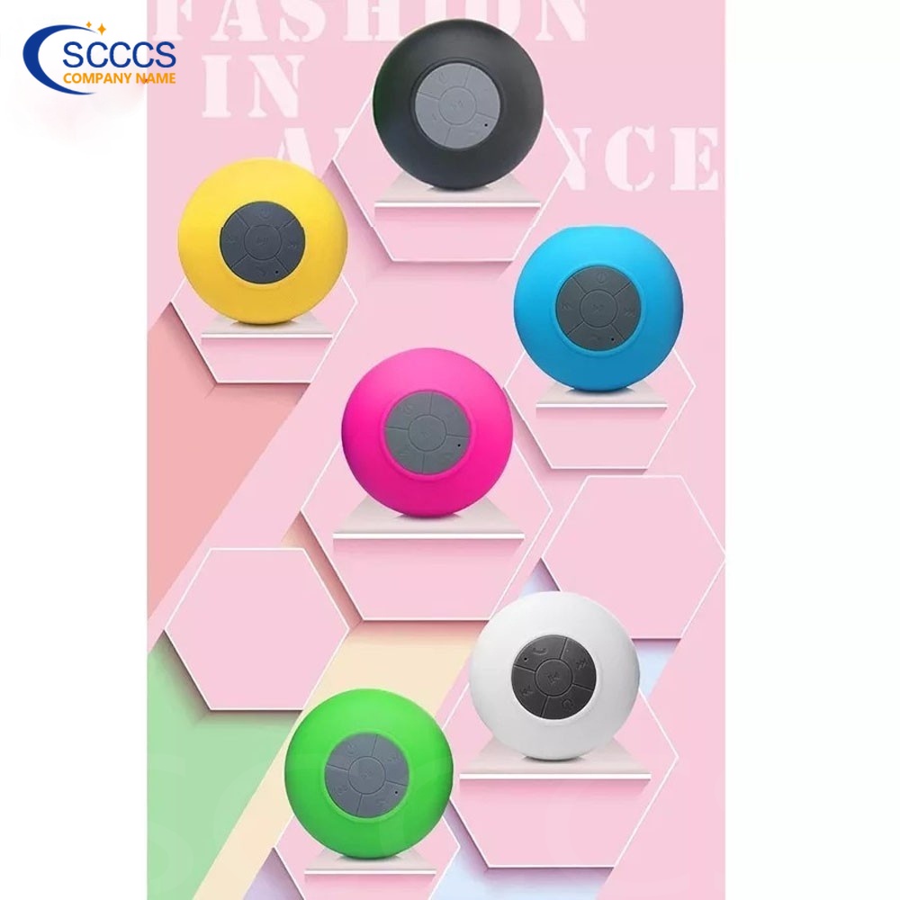 Loa Bluetooth Chống Nước Di động Mini Cho Android IOS Giá Treo Tường Phòng Tắm Dễ Thương