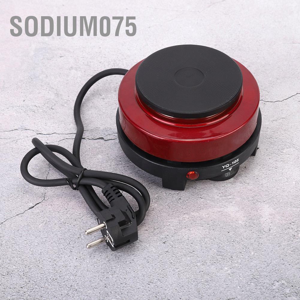 Có thể bán buôn Máy sưởi bếp điện mini di động gia đình 500W (Ổ cắm 220-240V EU màu đỏ) Sodium075 Hàng giao ngay