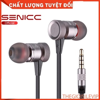 Tai nghe chính hãng SENICC SC422 chân tròn, jack 3.5mm chính hãng