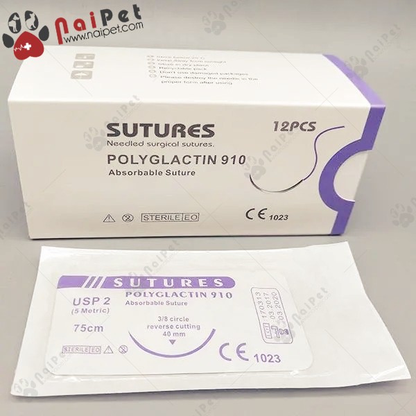 Chỉ Khâu Phẫu Thuật Bằng Kim Sutures Polyglactin 910