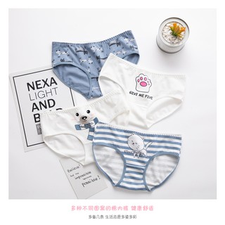 Quần Lót Nữ Cotton Phiên Bản Hoạt Hình (QL: 034). Hàng Loại Đẹp