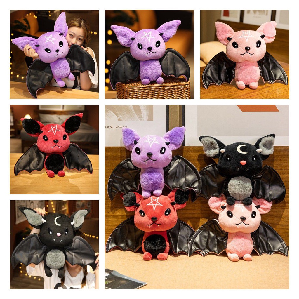 Con Dơi Nhồi Bông Ngọt Ngào Và Thoải Mái Làm Bằng Thủ Công Trang Trí Halloween Và Nhà Cửa