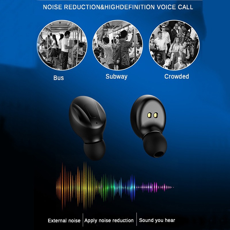 XG13 TWS Bluetooth 5.0 Wireless Earphone Power In Ear Mini Earbuds HiFi 5D Stereo | BigBuy360 - bigbuy360.vn