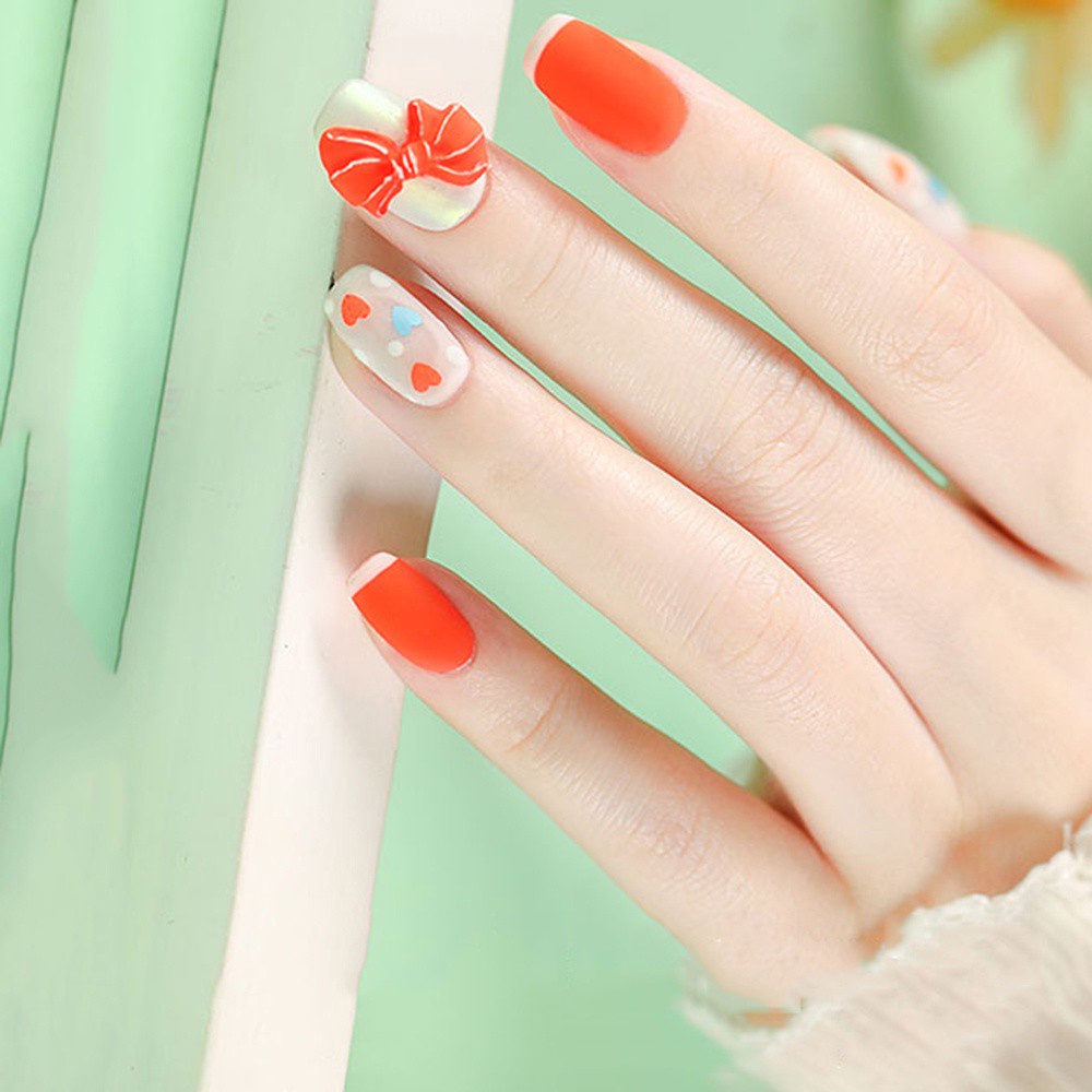 [Hàng mới về] Hộp phụ kiện đính móng trang trí nghệ thuật 3D nhiều màu sắc lấp lánh