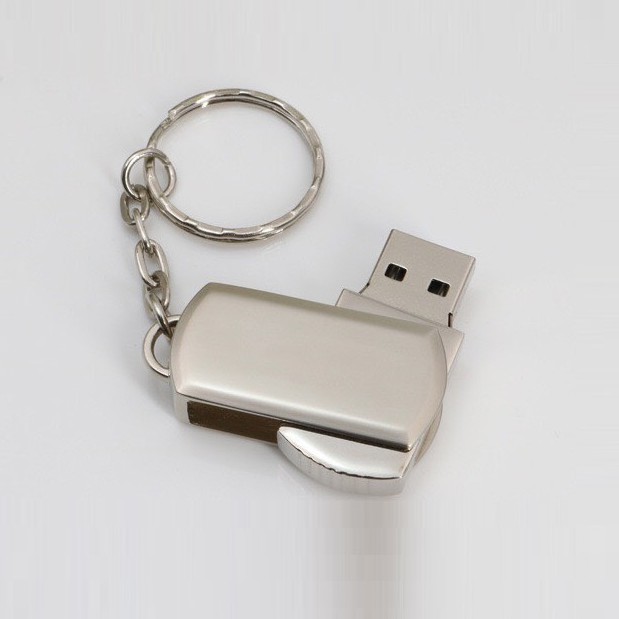 USB 16GB 32GB nắp xoay chống sốc chống va đập hình móc khóa nhỏ gọn không rỉ sét, phai màu