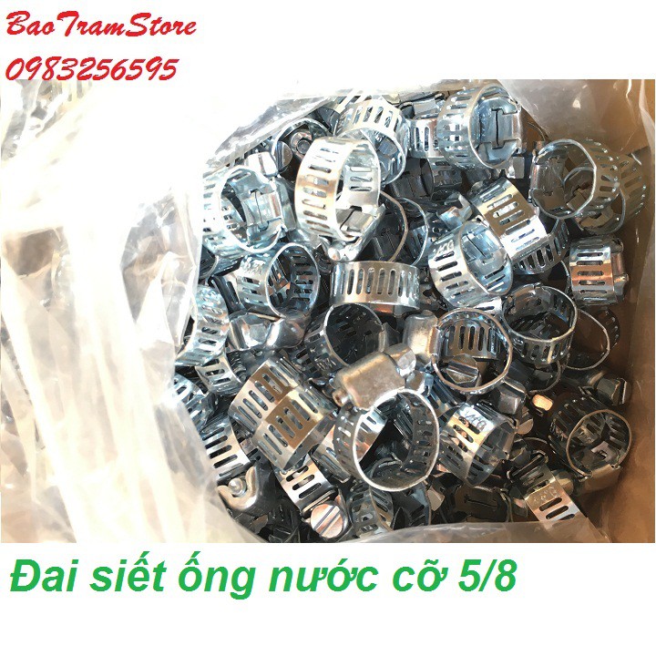 Set 4 cái đai siết cổ dê bằng ốc cỡ 5.8