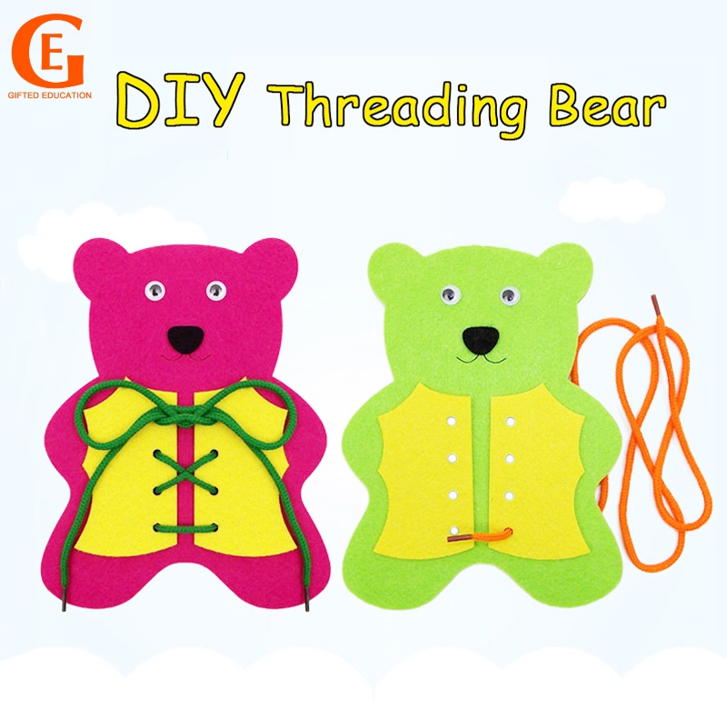 Bộ Đồ Chơi Tập Dệt Tay Theo Phương Pháp Montessori Thú Vị Hỗ Trợ Giáo Dục Sớm Cho Bé