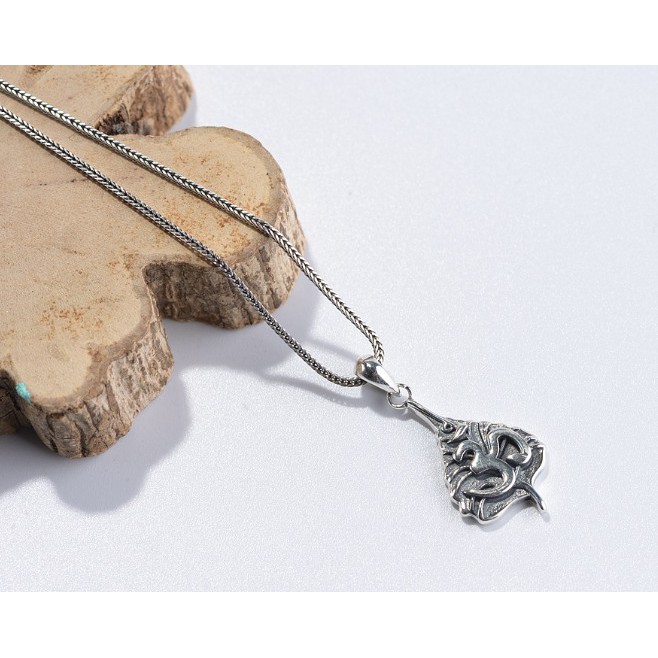 Mặt dây chuyền chữ Om Lá Bồ Đề -DC565