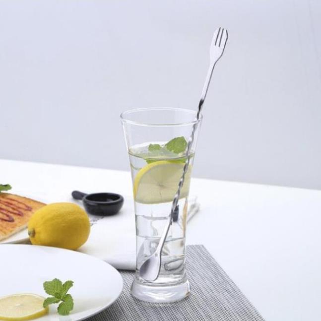 1 chiếc Barspoon 26cm có 2 đầu khác nhau đa năng cho pha chế D119