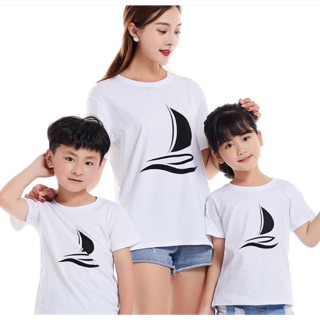 Áo gia đình đẹp thun cotton loại 1 đủ màu đủ size 6-110kg