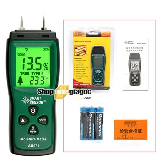 Máy Đo Độ Ẩm Gỗ Smart Sensor AS971