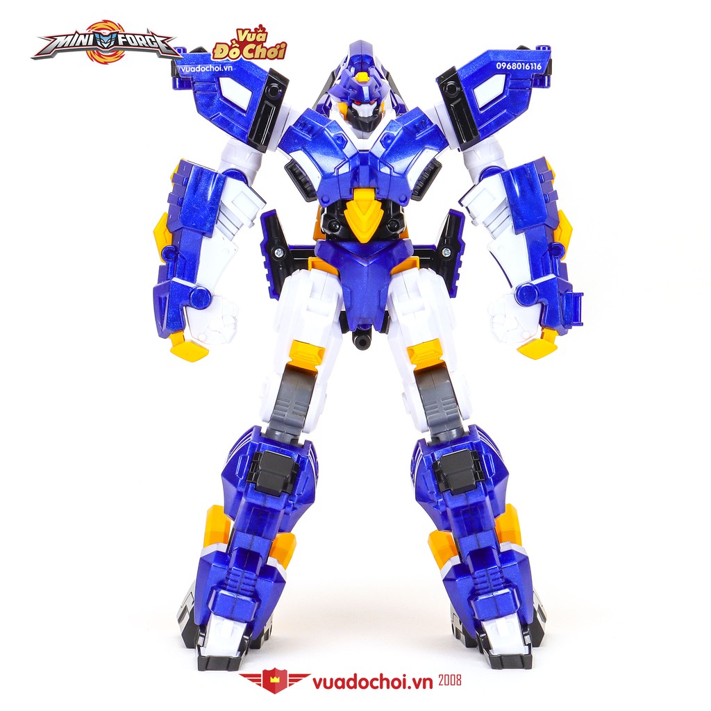 Lực Lượng Nhí 🛡 MINI FORCE 2 🛡 Siêu Robot khổng lồ Tyranno  - Phiên bản Tarbo Cơn lốc 🦸‍♂️