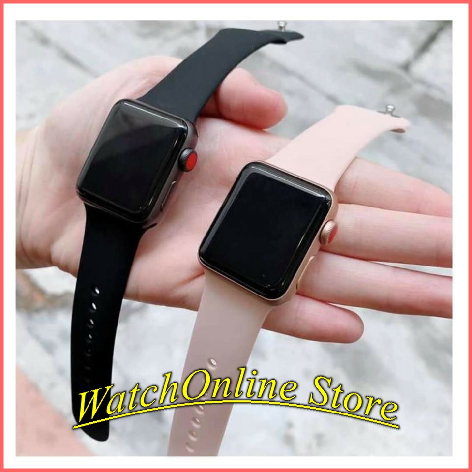 Dây đeo cao su dành cho Apple Watch 38mm 40mm 42mm 44mm