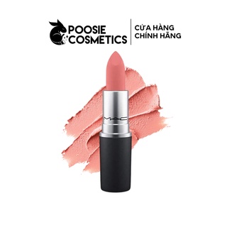 Son MAC Powder Kiss 313 Scattered Petals - Hồng Đào