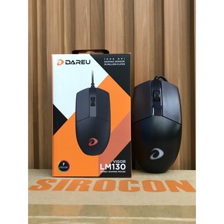 Chuột DAREU LM130S (MULTI-LED, USB) có LED. hàng chính hãng new box bảo hành 24 tháng