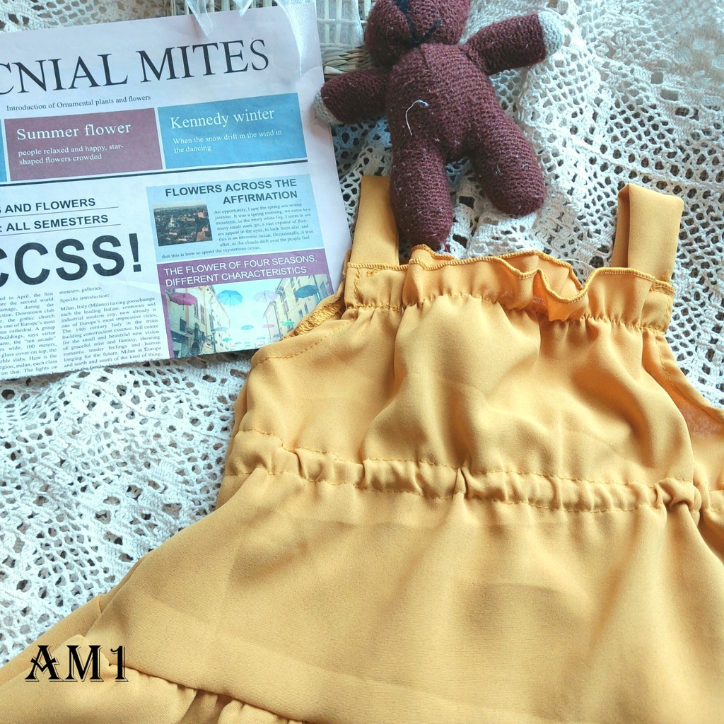 (8-20kg) Váy cho bé gái hai dây QATE917 - đầm bé gái QATE958
