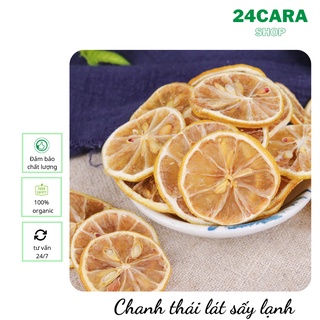 Chanh sấy lạnh thái lát sấy lạnh - detox giảm cân gói 100g