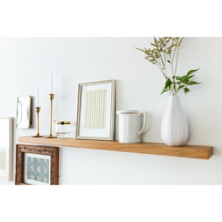 Bộ kệ treo tường 1 Thanh Ngang  VDTNTH- Kệ Treo Tường Gỗ Lõi Xanh Chống Ẩm +Tặng phụ kiện