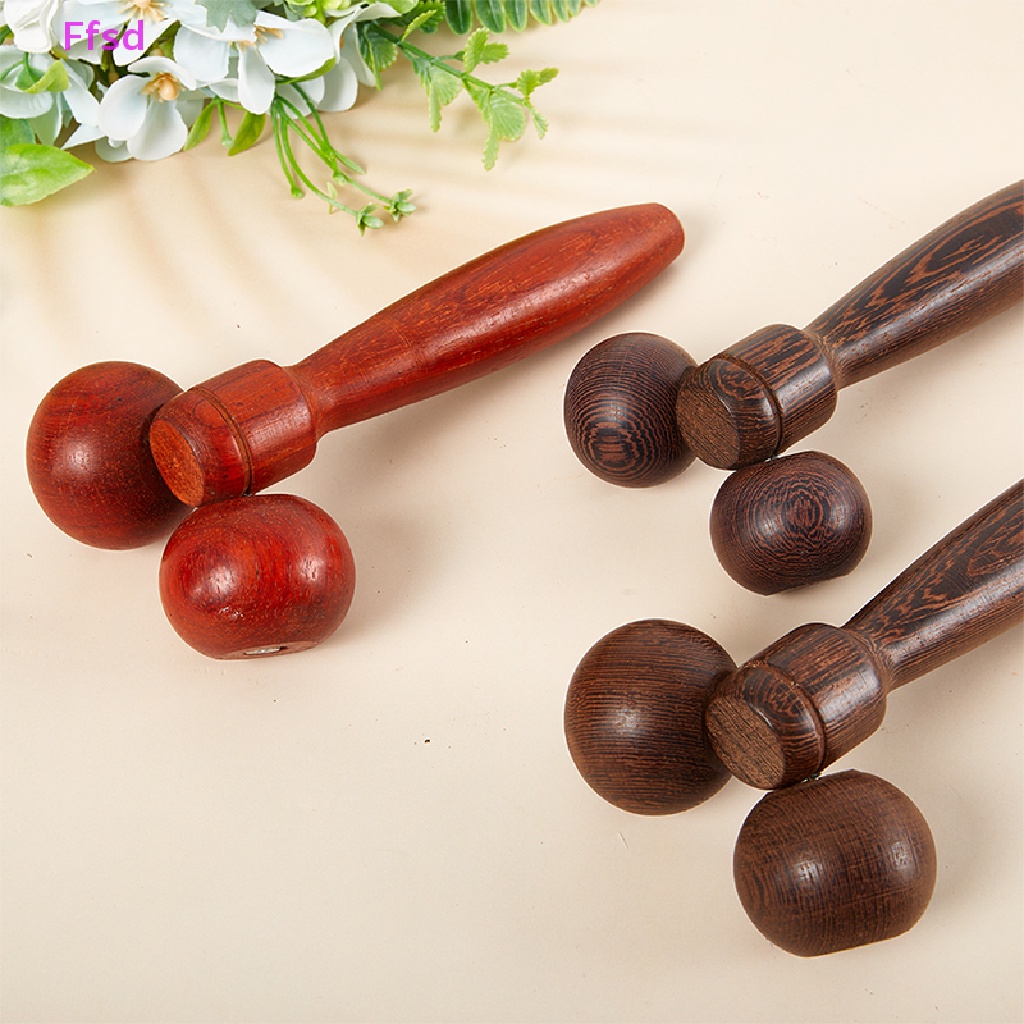 Luimo Dụng Cụ Lăn Massage Chân Bằng Gỗ & Châm Cứu