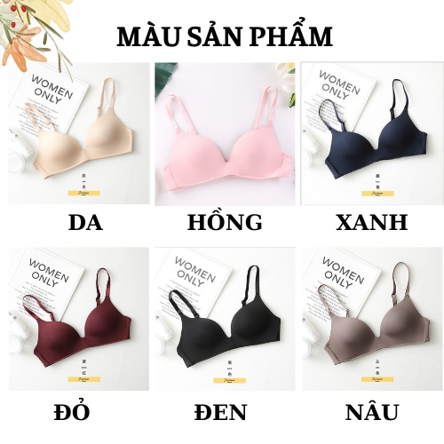 Áo Ngực Nữ Chất Su Mút Mỏng - Áo Lót Nữ Không Gọng Kháng Khuẩn AMYBRA A799