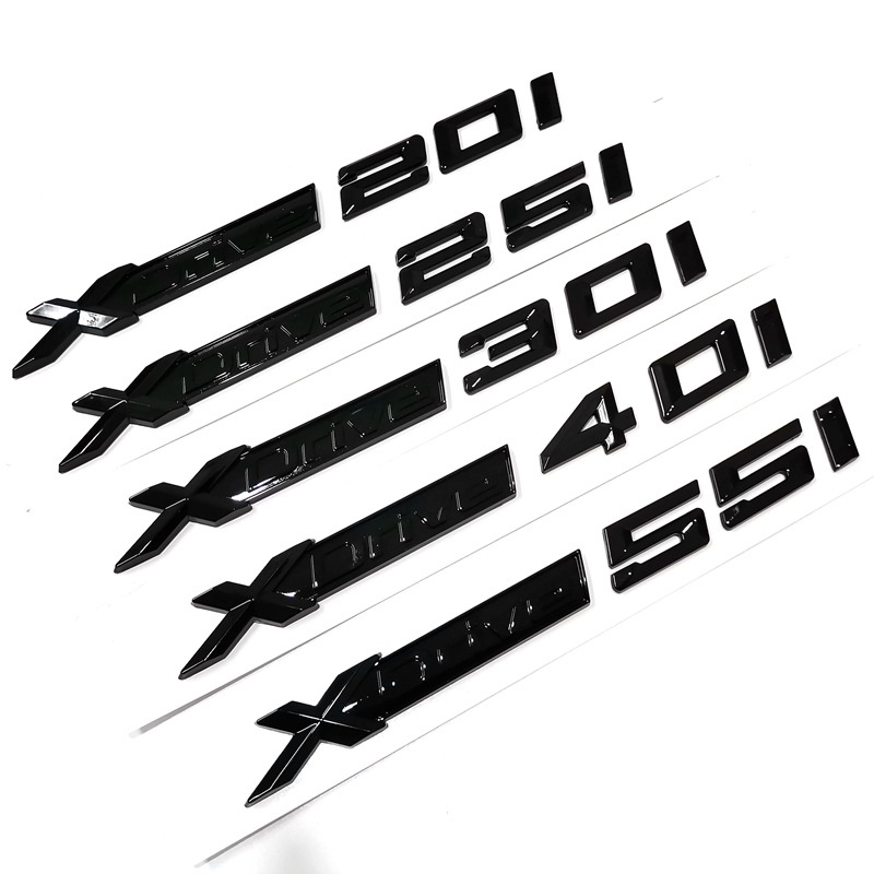 Miếng Dán Trang Trí Hông Xe Hơi BMW Xdrive 18i 20i 23i 25i 28i 30i 35i 40i 45i 50i 55i 48i