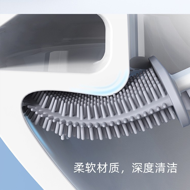 CHỔI CỌ TOA LÉT KÈM HỘP ĐỰNG MẪU MỚI VỚI ĐẦU CỌ BẰNG SILICON MỀM KHÔNG LÀM XƯỚC MEN BỒN CẦU 88185 TỔNG KHO SỈ