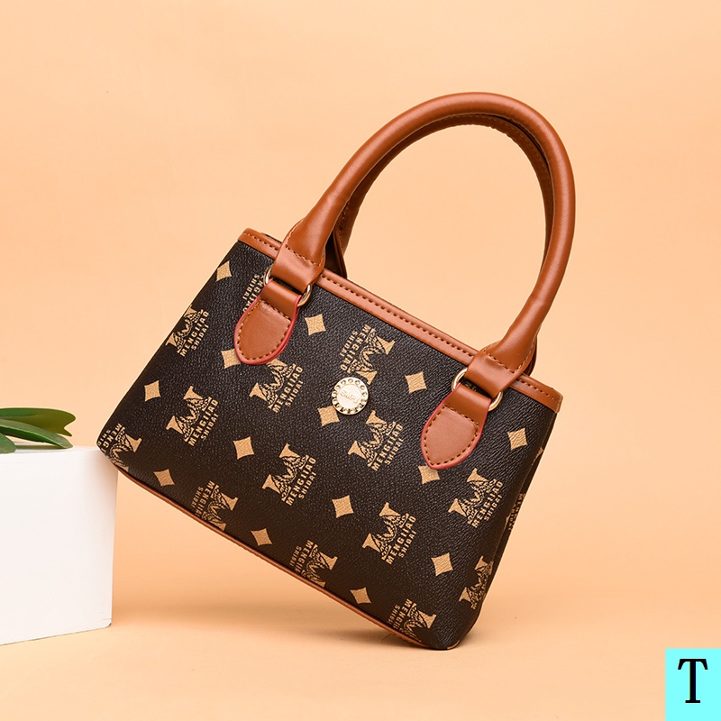 Túi Xách Tay Hai Ngăn Thời Trang Mới Dành Cho Phụ Nữ Trung Niên 2022