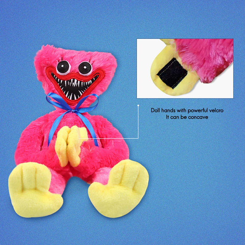 40cm Huggy Wuggy Poppy Playtime Plush Toy Game Bobbying Doll Gift Scary Toy Peluche Toys Soft Gift Toys for Kids Plush B