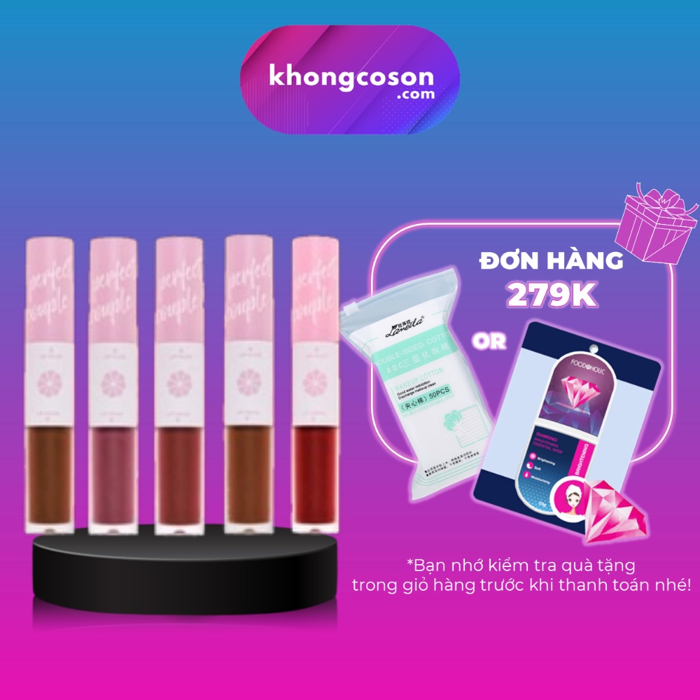 Son kem lì 2 đầu Lemonade Perfect Couple Lip 7.5g - Khongcoson