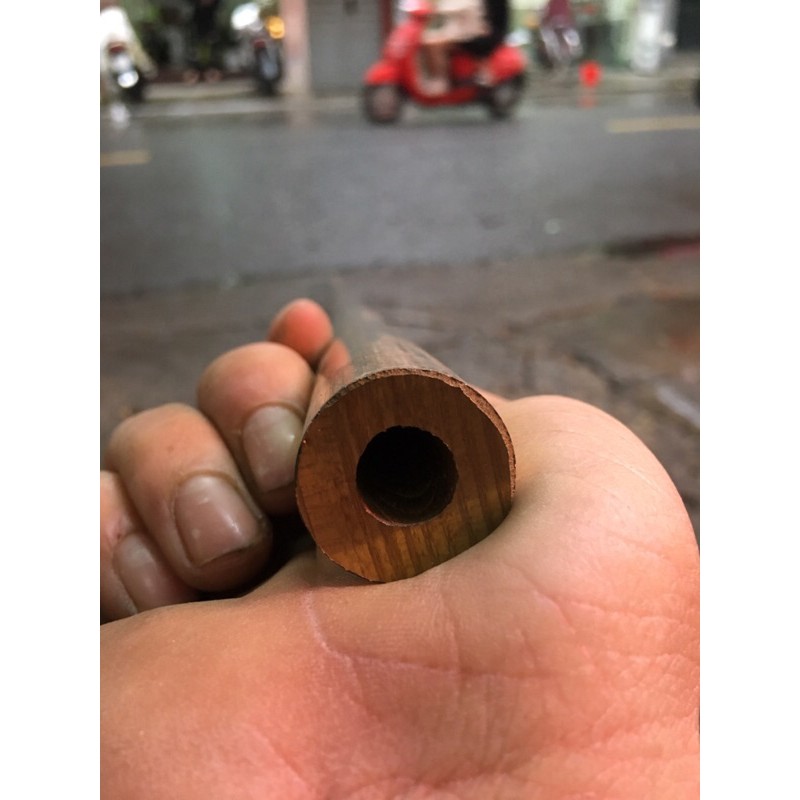 Đồng vàng ống D25mm lỗ trong 11mm dài 1m