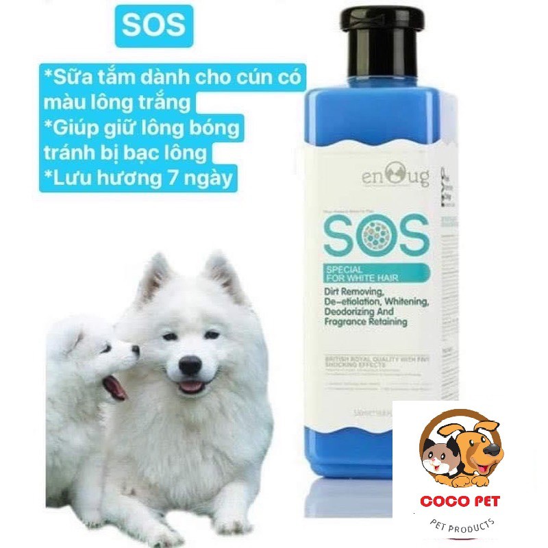 [Mã 44FMCGSALE1 giảm 10% đơn 250K] Sữa Tắm SOS Cho Thú Cưng Chó Mèo 530ml