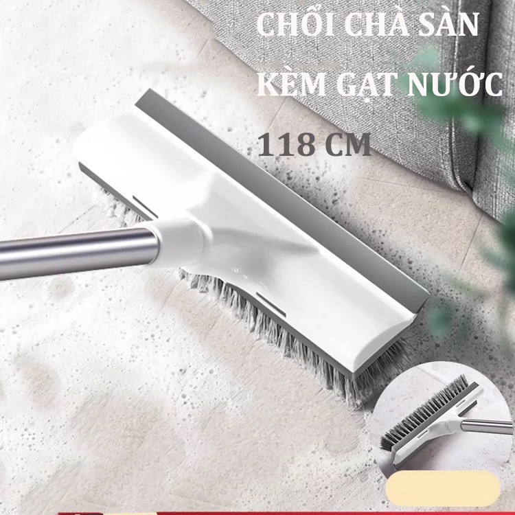 Chổi Chà Sàn Thông Minh Kèm Gạt Nước 2 Đầu Thiết Kế nhỏ Gọn Làm sạch Mọi Ngóc Ngách