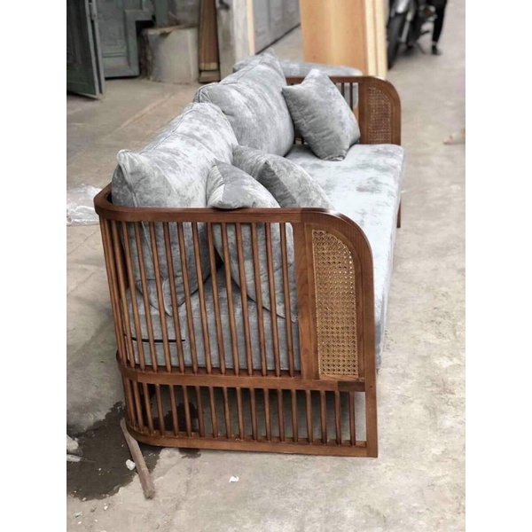 SOFA TAY QUÂY MÂY BĂNG