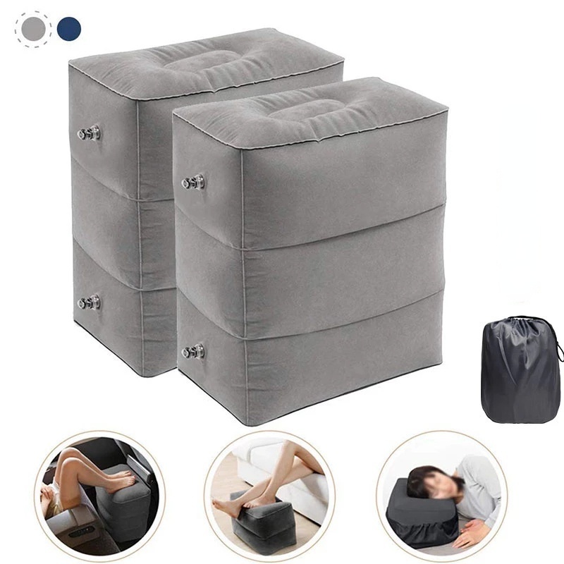 Ghế Gấp Bơm Hơi Kê Chân Ba Chiều Cao Có Thể Điều Chỉnh Chiều Cao Đa Năng Dành Cho Trẻ Em Dùng Khi Đi Cắm Trại Ngoài Trời